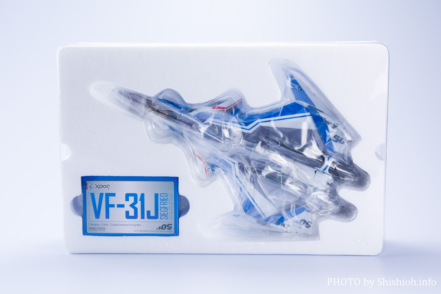 DX超合金劇場版VF-31Jジークフリード（ハヤテ・インメルマン機）【フォールドプロジェクションユニット装備】