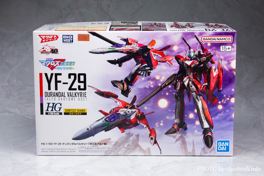 レビュー】HG 1/100 YF-29 デュランダルバルキリー(早乙女アルト機)1 