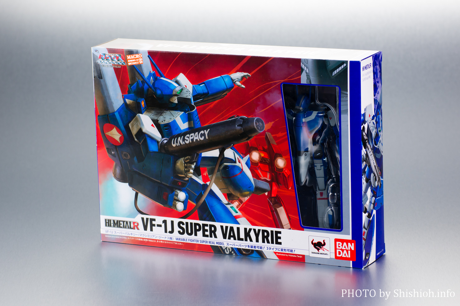 販売するバンダイ　 HI-METAL R VF-1J スーパーバルキリー（マクシミリアン・ジーナス機） 新品未開封品 超時空要塞マクロス