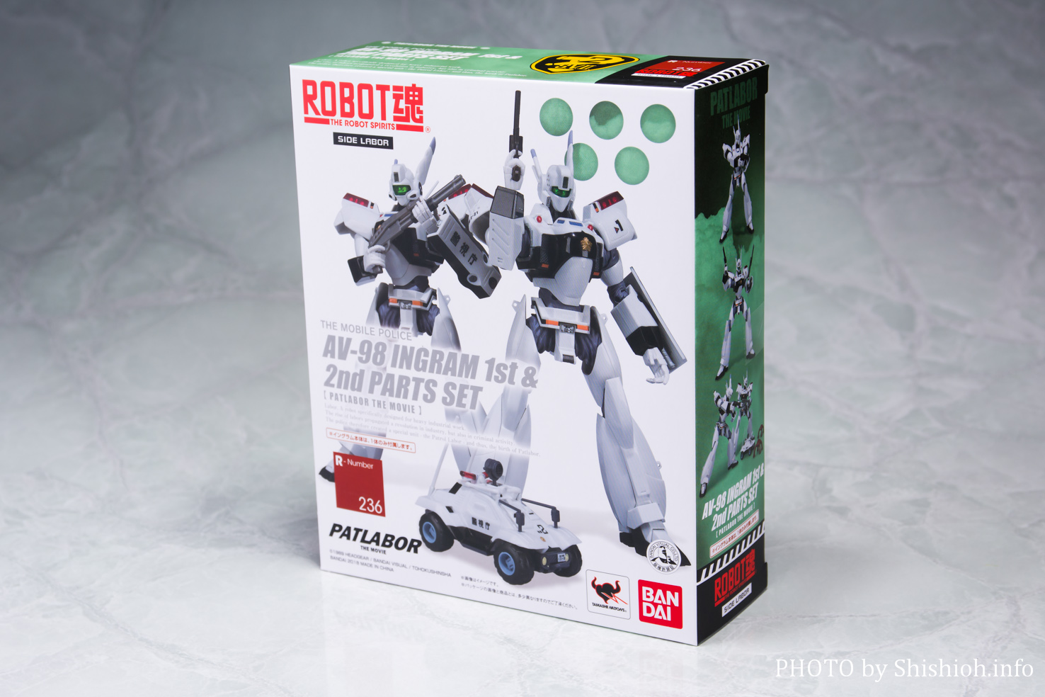 レビュー Robot魂 Side Labor イングラム1号機 2号機パーツセット Patlabor The Movie