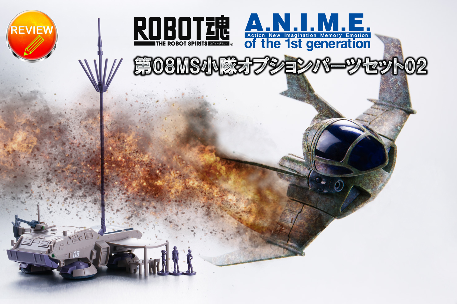 ROBOT魂 ＜SIDE MS＞ 第08MS小隊オプションパーツセット02 ver. A.N.I.M.E.
