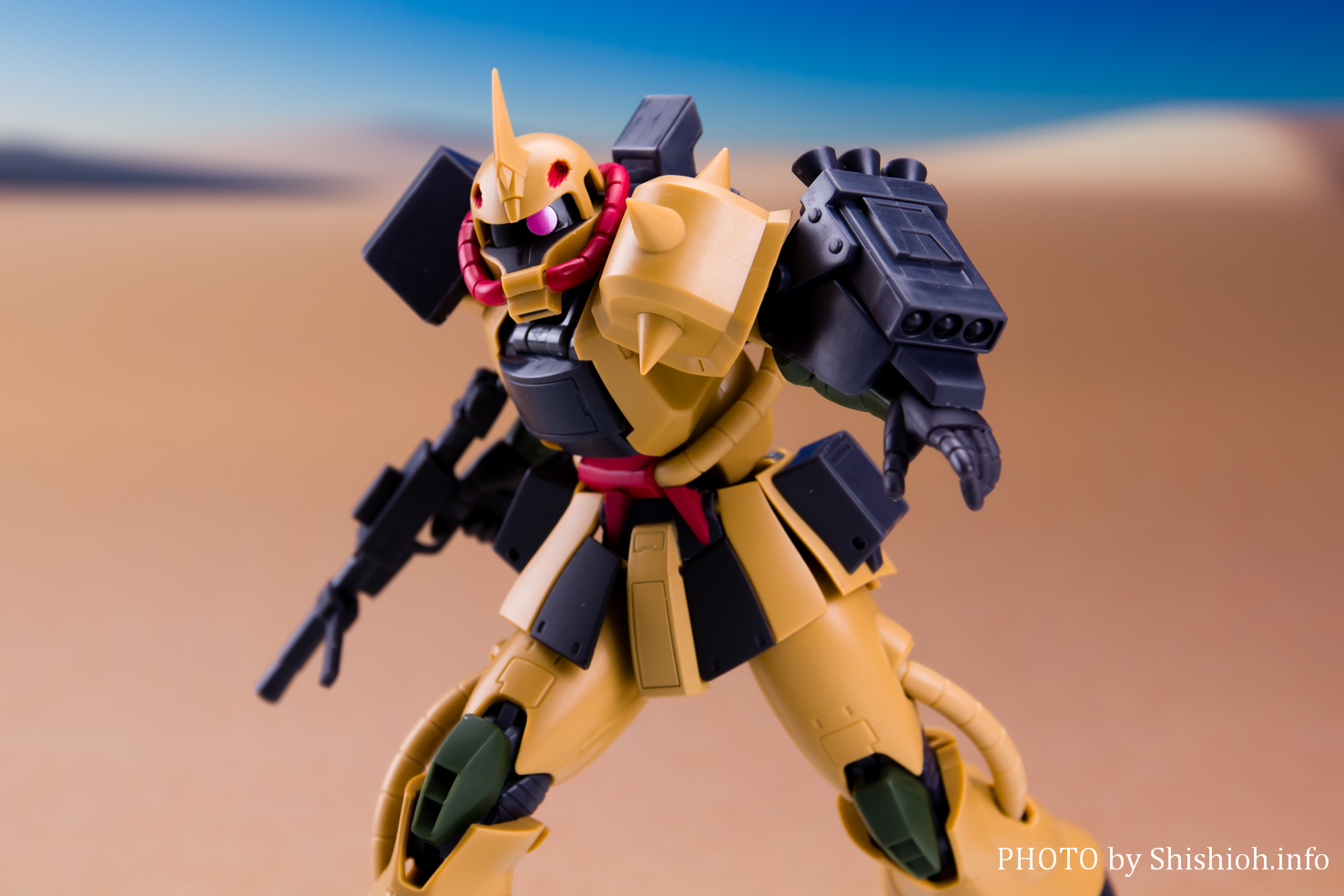 当日出荷ROBOT魂 〈SIDE MS〉 MS-06D ザク・デザートタイプ ver. A.N.I.M.E. 『機動戦士ガンダムMSV』 [BANDAI SPIRITS] 機動戦士ガンダム