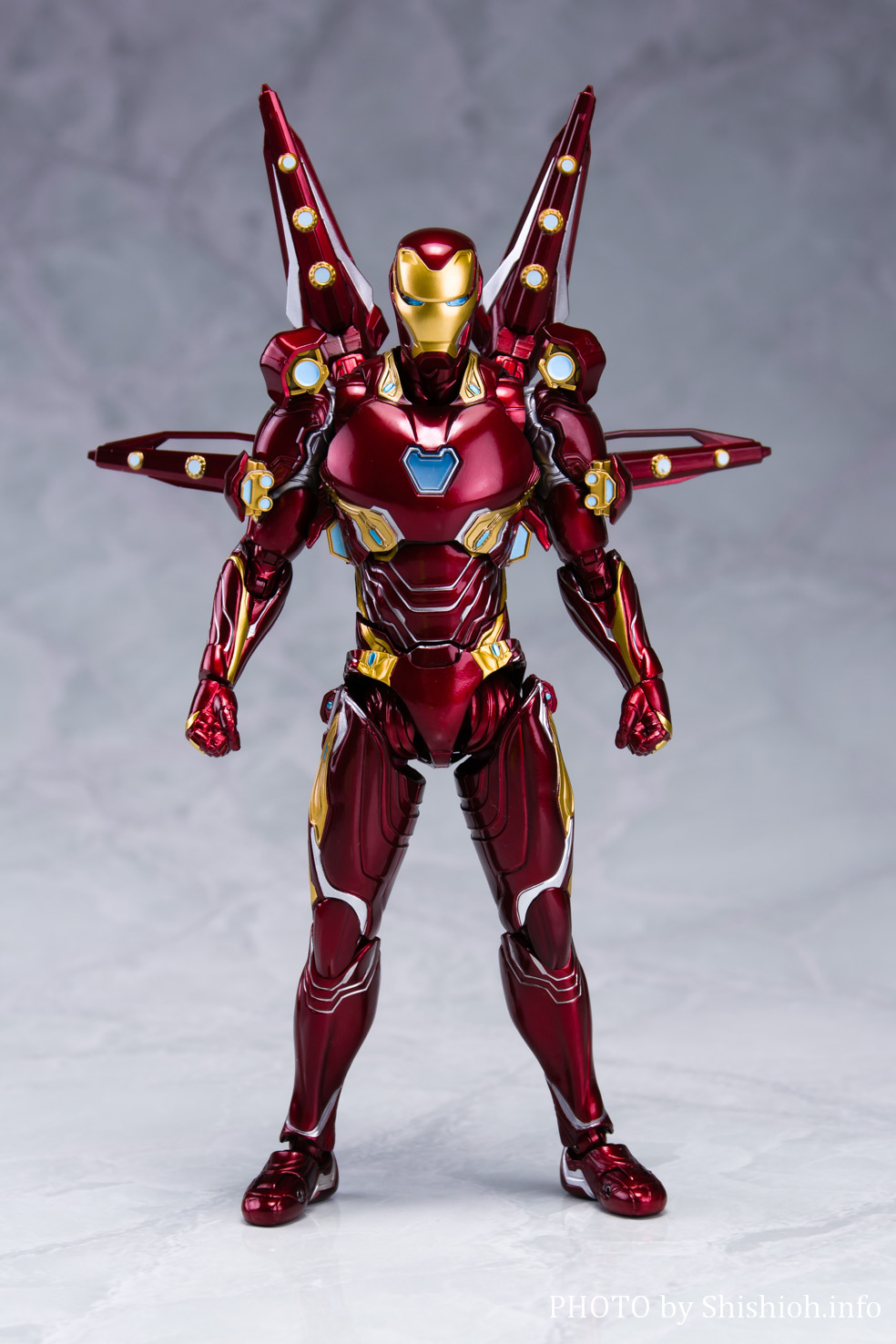 レビュー】 S.H.Figuarts アイアンマン マーク50 ナノウェポンセット2 ...